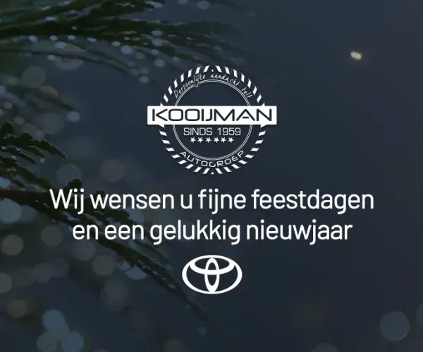 Kooijman Fijne Feestdagen Toyota