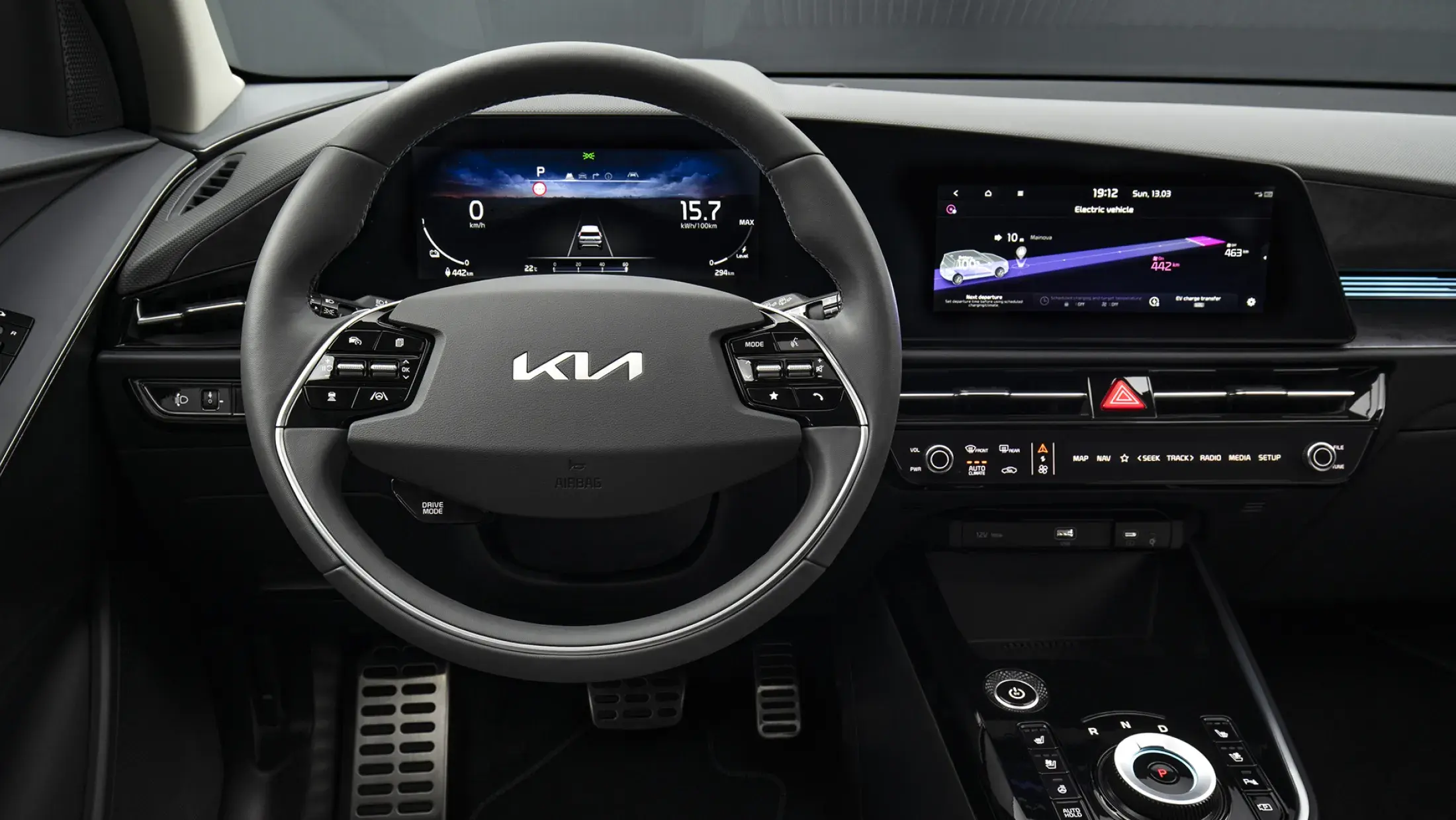 kia niro EV interieur