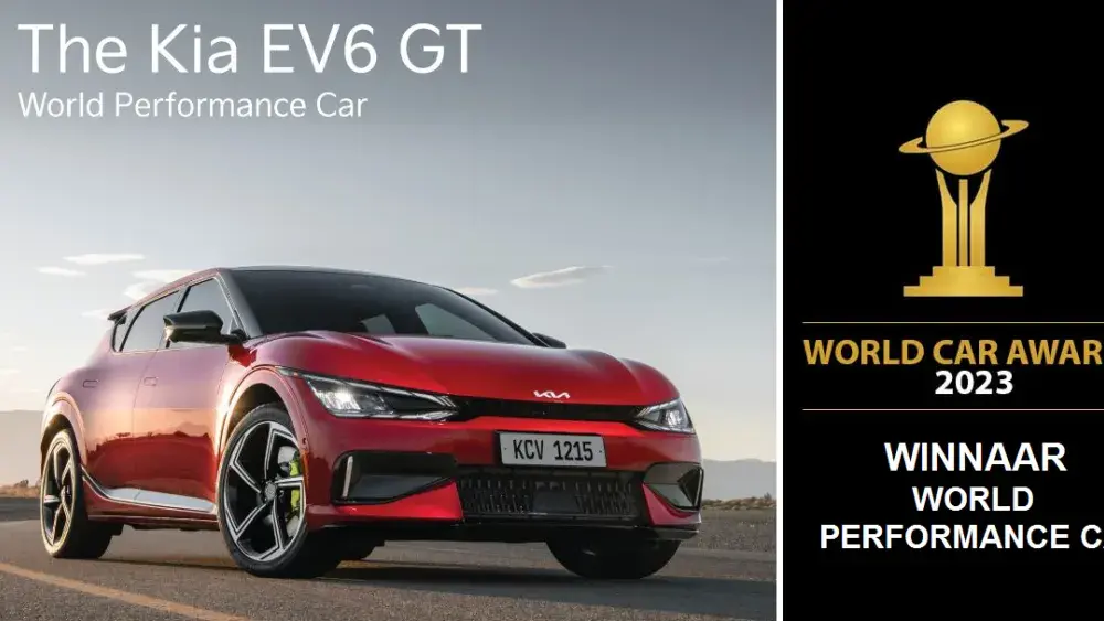 WINNAAR WORLD PERFORMANCE CAR KIA EV6 GT 