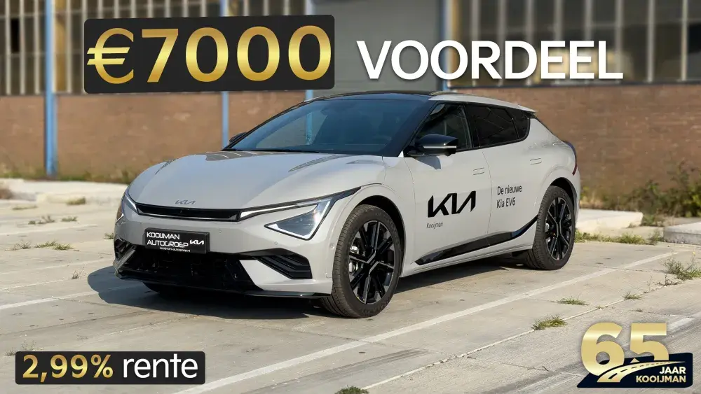 kia ev6 facelift actie kooijman autogroep