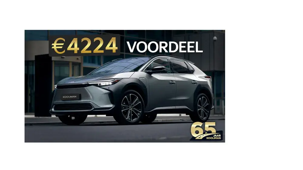 bZ4X actie zonder sepp kooijman autogroep