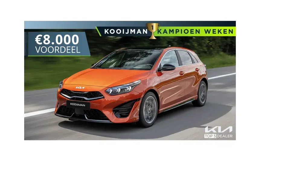 Kia Ceed Hatchback kampioenweken kooijman autogroep