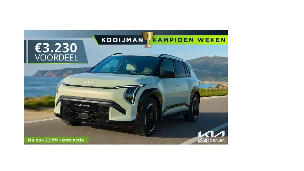 Kia EV3 kampioenweken kooijman autogroep