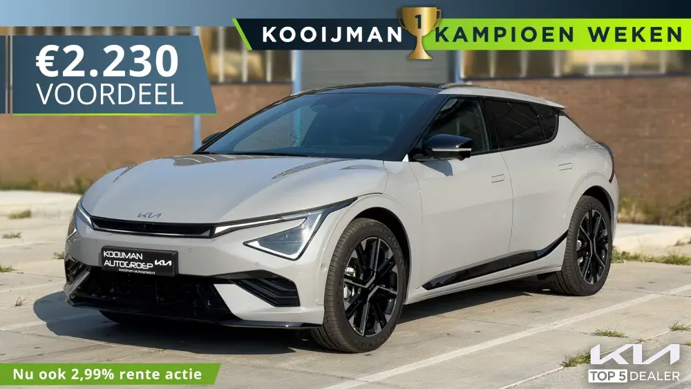 Kia EV6 kampioenweken kooijman autogroep