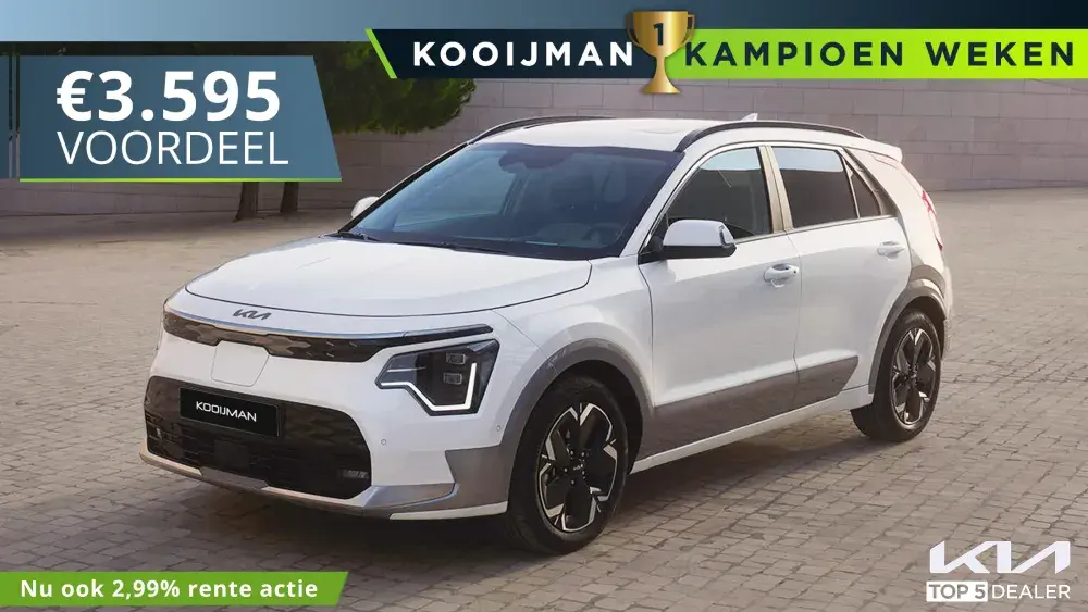 Kia Niro EV kampioenweken kooijman autogroep