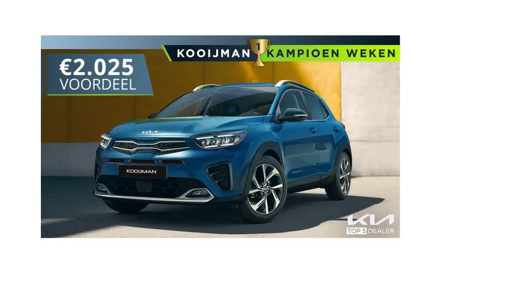 Kia stonic actie 