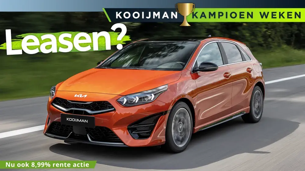 ceed hatchback leasen actie kooijman autogroep