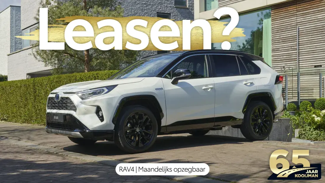 rav4 leasen actie kooijman autogroep